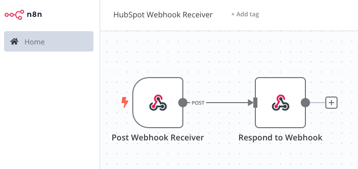 n8n receiving HubSpot webhook n8n receiving HubSpot webhook
